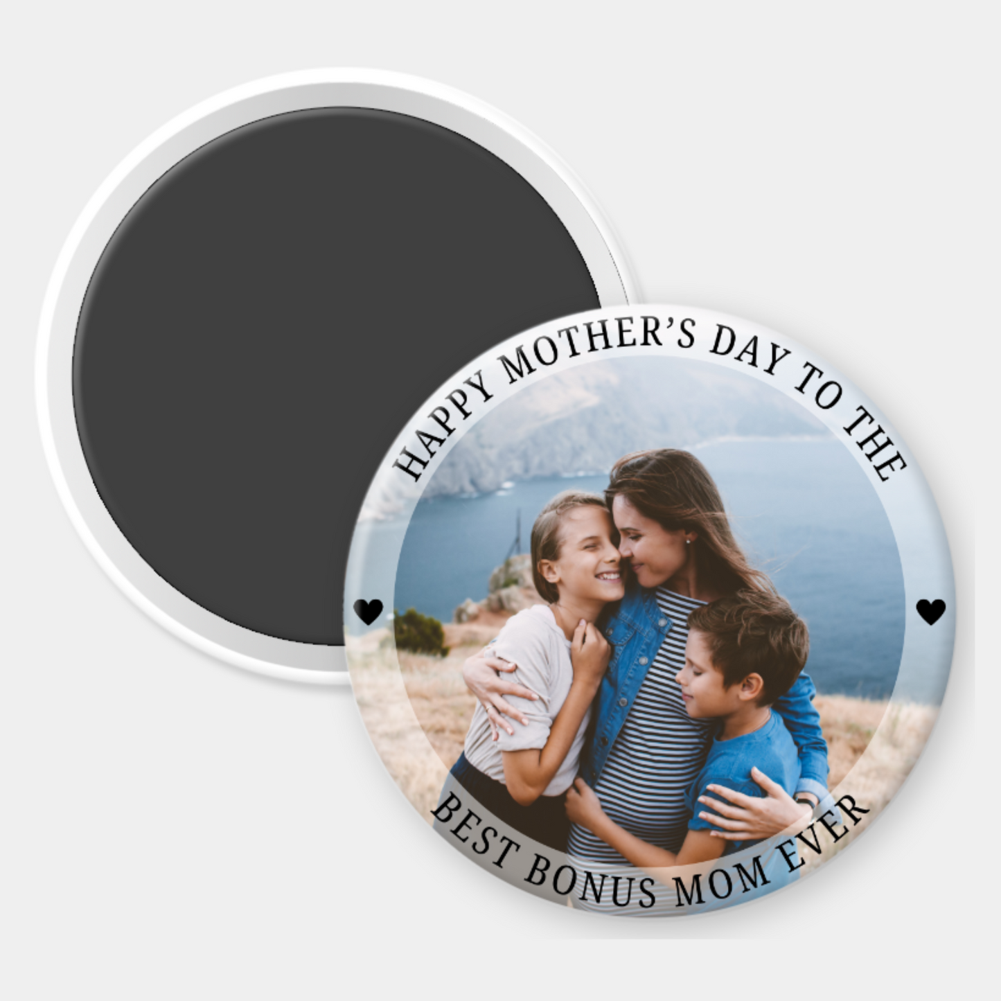 Best Bonus Mom Ever Custom Photo Magnet