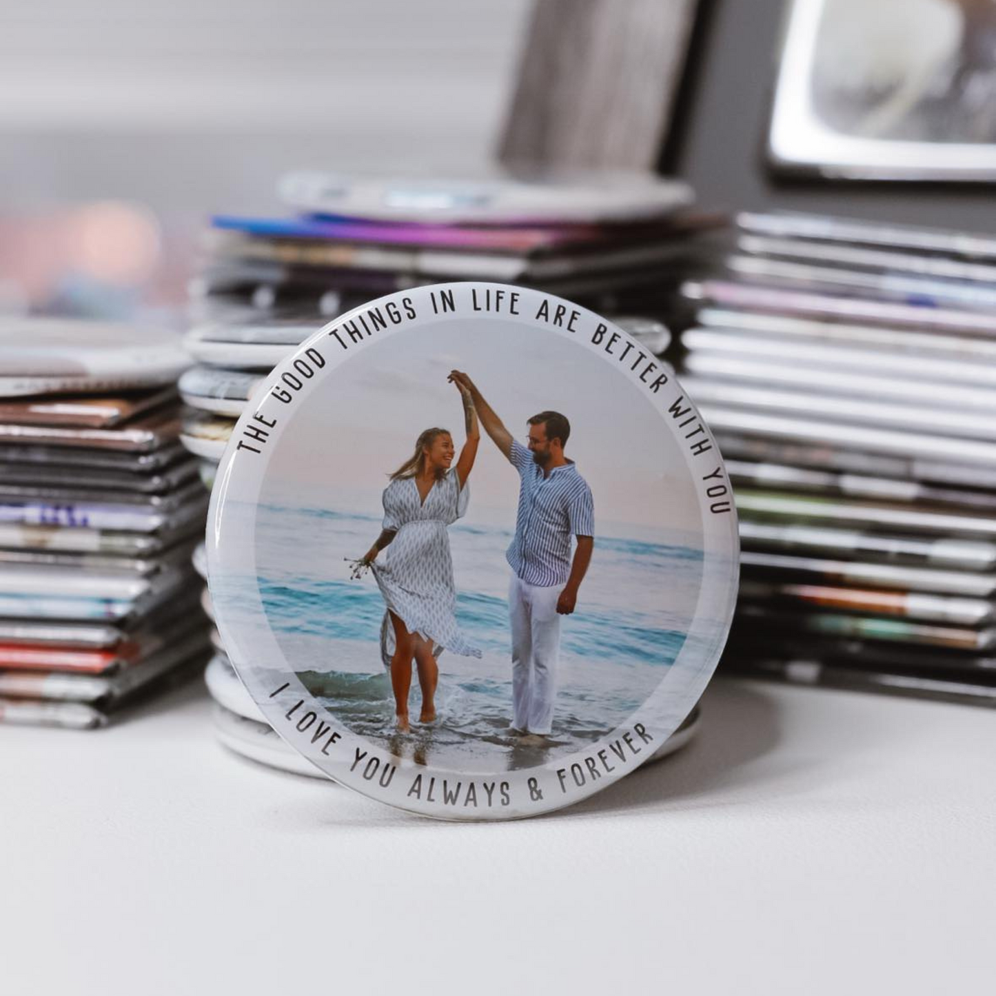 The Best Thing In Life Custom Photo Magnet