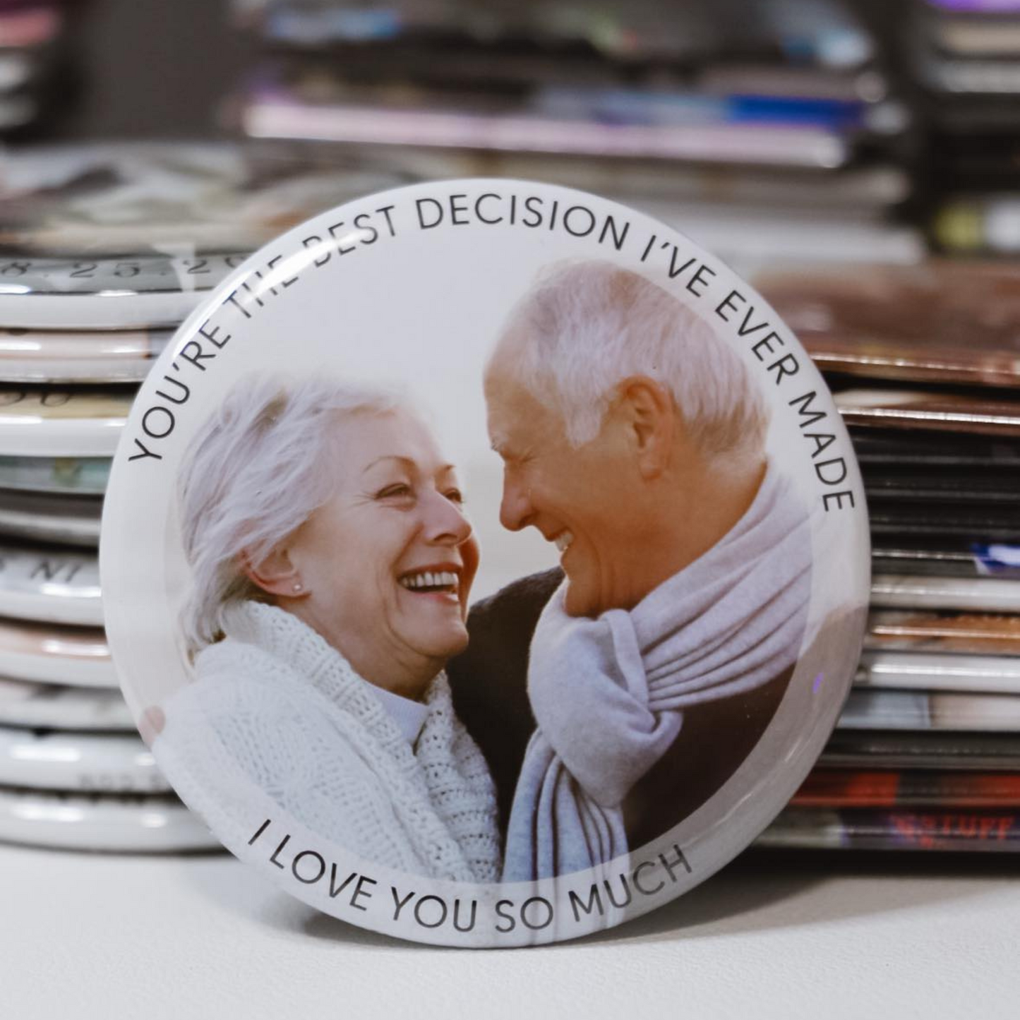 You’re The Best Decision I’ve Ever Made Custom Photo Magnet