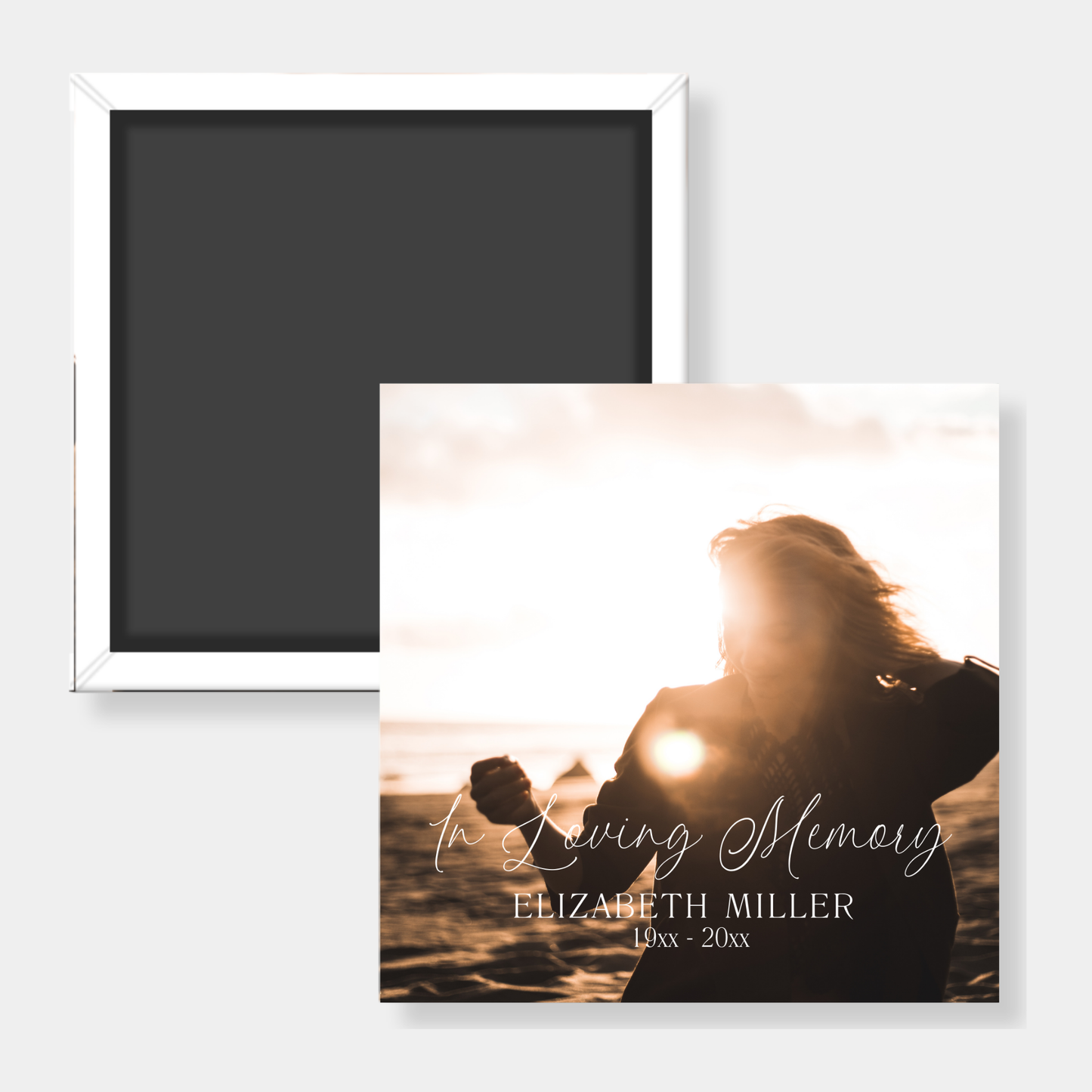 In Loving Memory Custom Photo Magnet