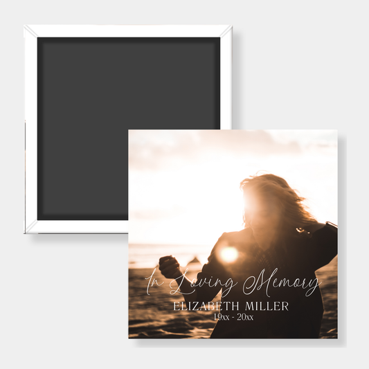 In Loving Memory Custom Photo Magnet