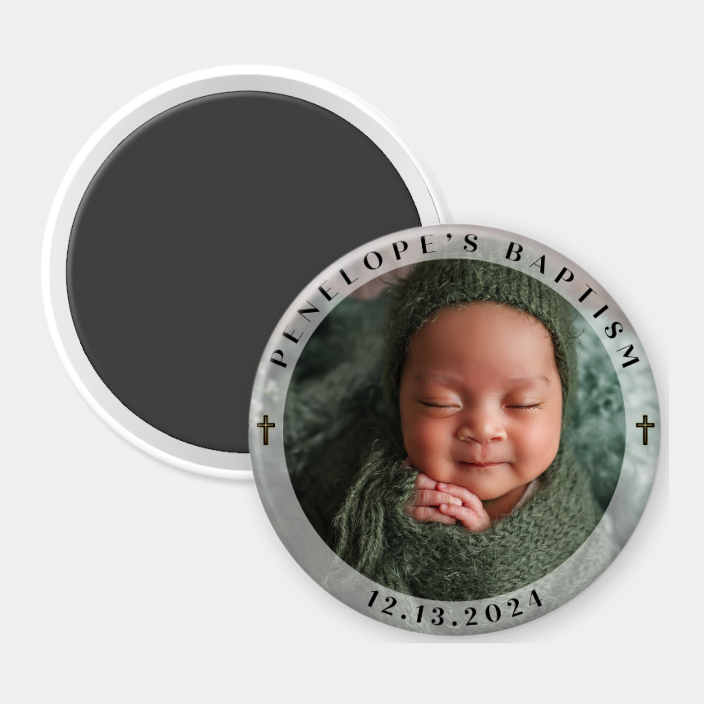 Baptismal Custom Photo Magnet