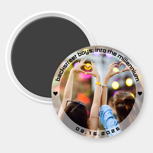 Custom Backstreet Boys Concert Photo Magnet